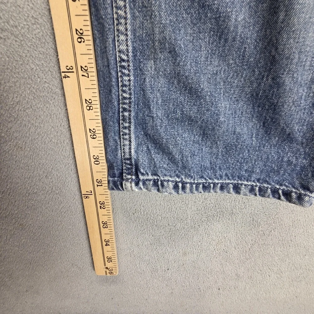 Diesel Jeans Mens 31x30 Blue Larkee Regular Straight Distressed Button Fly 0800Z